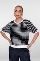 Geisha T-shirt stripe