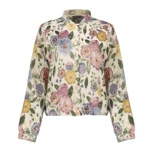 Geisha Bomber jacket leaves