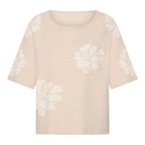 tHvG TUFFED FLOWER SWEATER