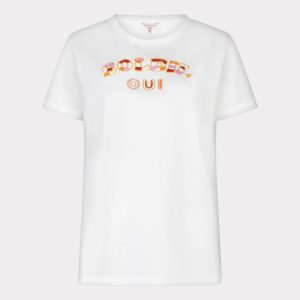 Esqualo T-shirt beading â??Soleilâ??