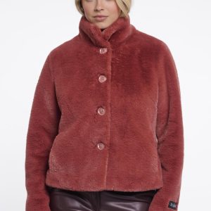 Rino & Pelle Single breasted faux fur jacke