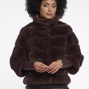 Rino & Pelle Jacket with rib cuffs