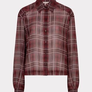 Esqualo Blouse short Autumn Check