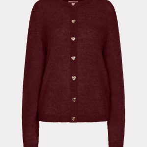 Esqualo Cardigan closed placket fancy