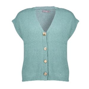 Geisha Knitted gilet with buttons