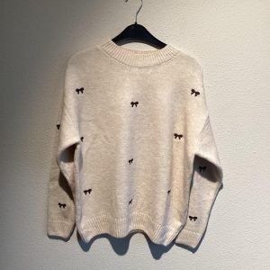 Geisha Pullover embro bowtie