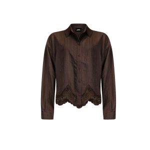 Poools Blouse lace border