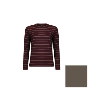 Poools T-shirt rib stripe