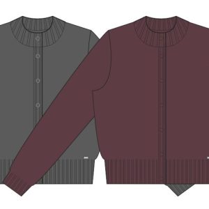 Roberto Sarto Cardigan turtle collar