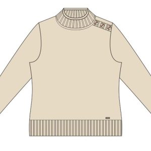 Roberto Sarto Pullover turtle buttons