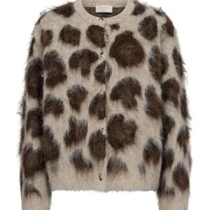 Freequent Losvallend vest leopard dessin