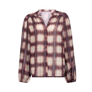 Geisha Blouse check lurex