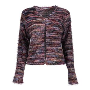 Geisha Vest stripes hairy