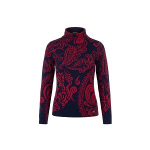 Roberto Sarto Pullover jacquard rolcollar